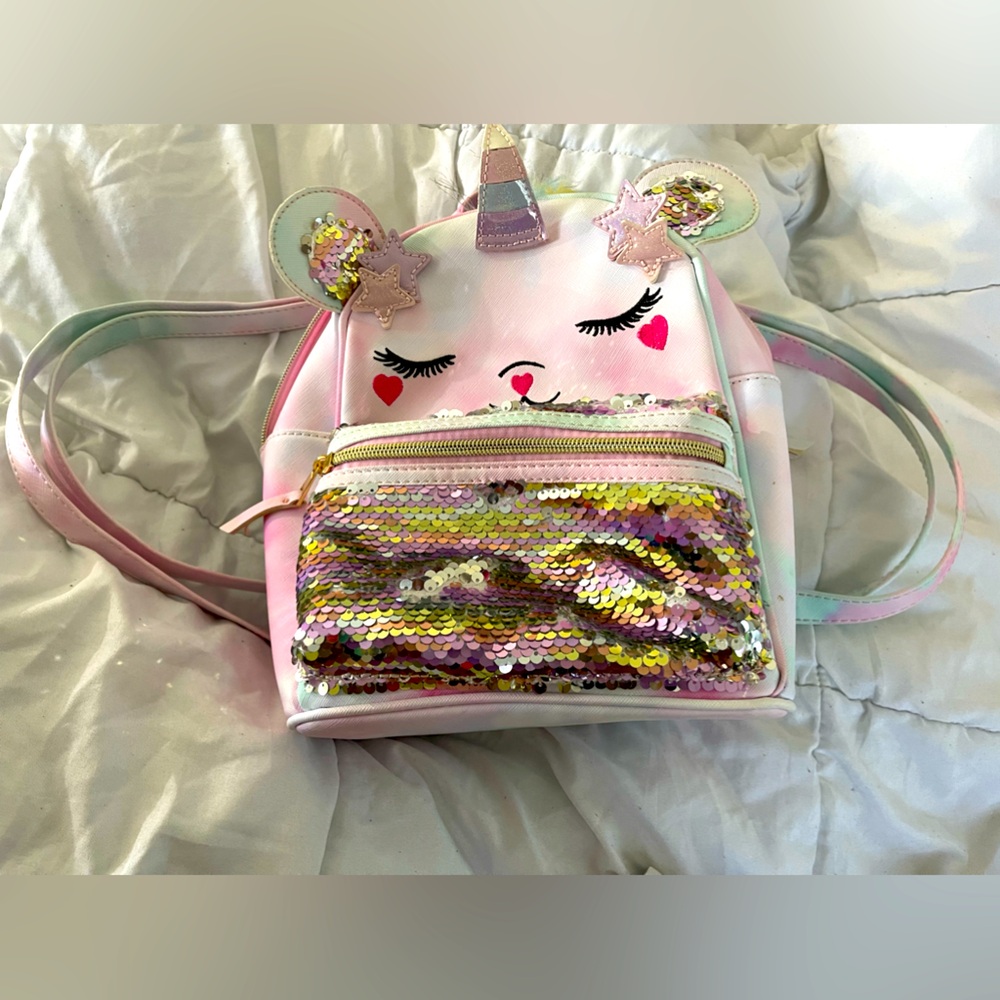 Under one sky girls sequin unicorn bag